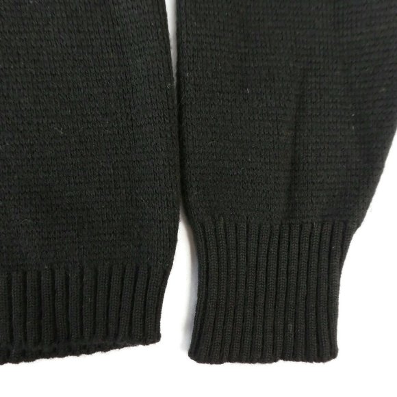 SOLD Vintage 60s Playboy Sweater All Wool Black S - Picture 8 of 11